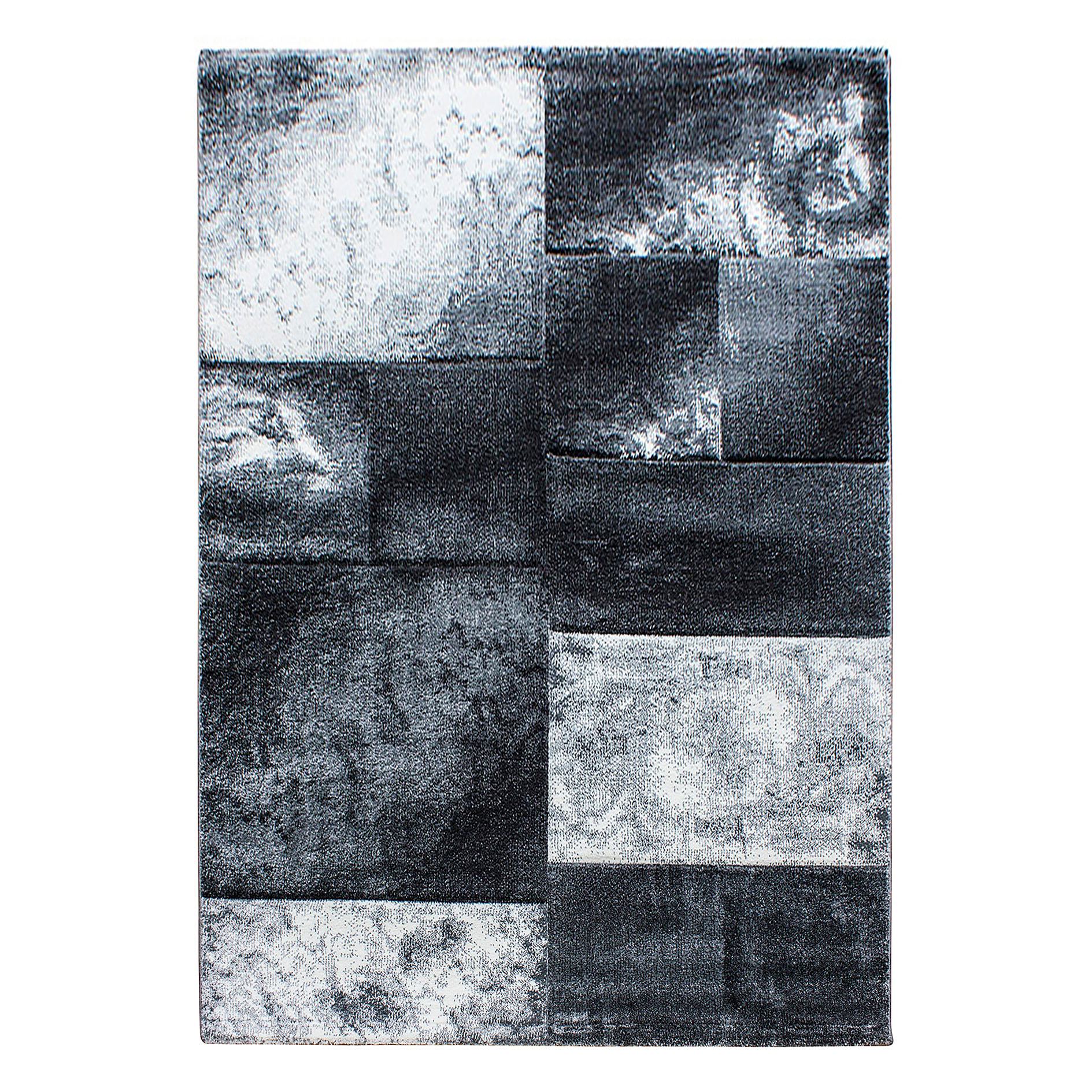 Teppich - grau - 3D-Design - Konturenschnitt - 120x170 cm