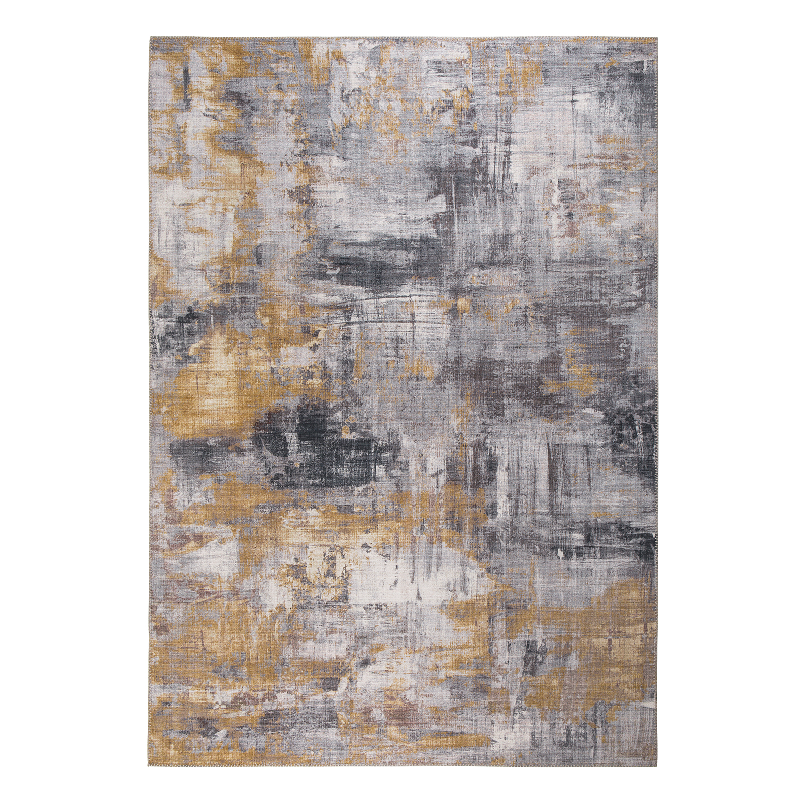 Teppich - grau-gelb - Farbverlauf - 120x170 cm