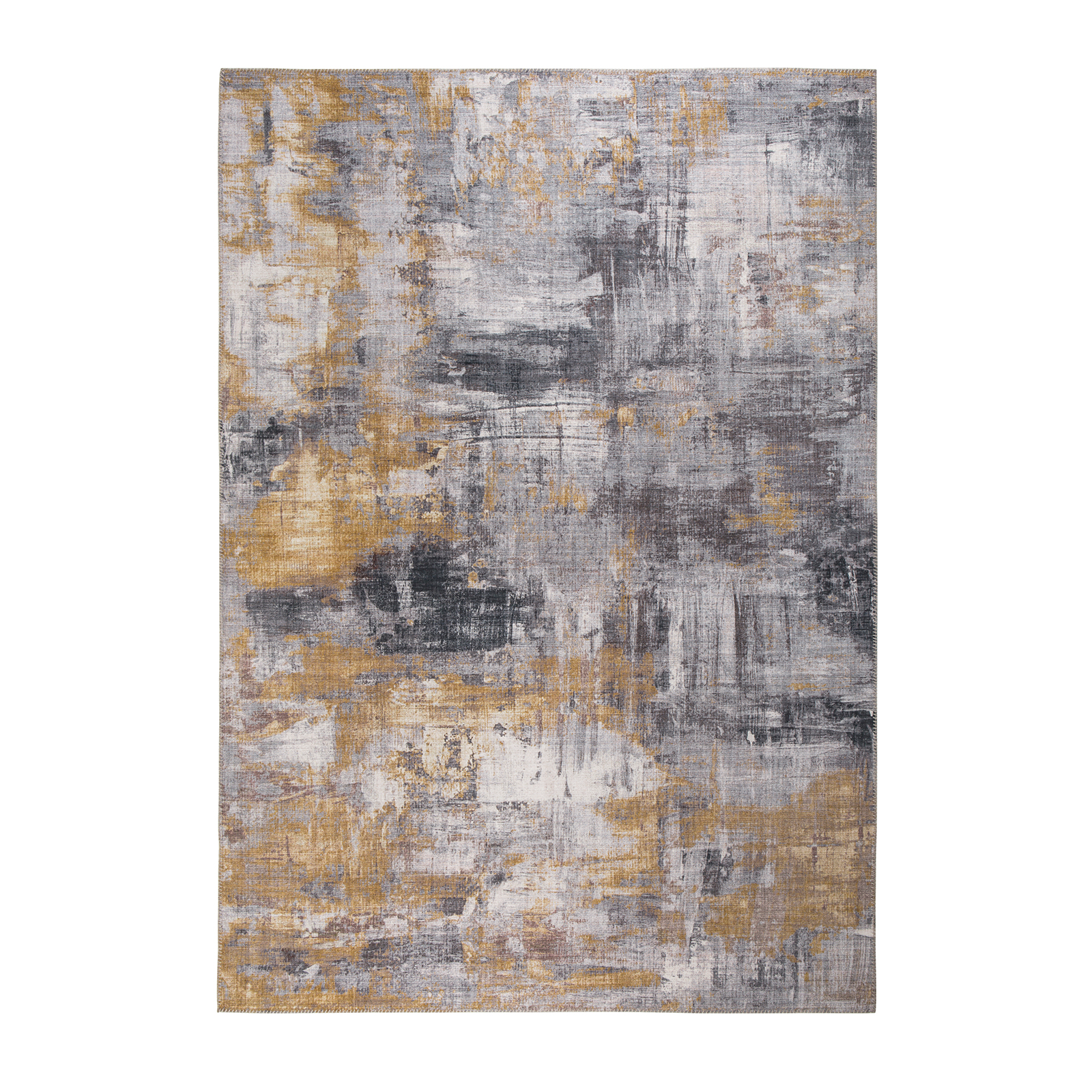 Teppich - grau-gelb - Farbverlauf - 160x230 cm