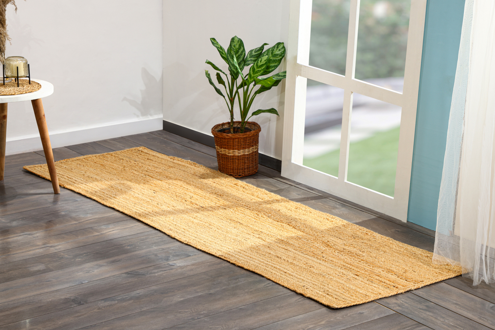 Teppich LOLA - naturfarben - 80x250 cm