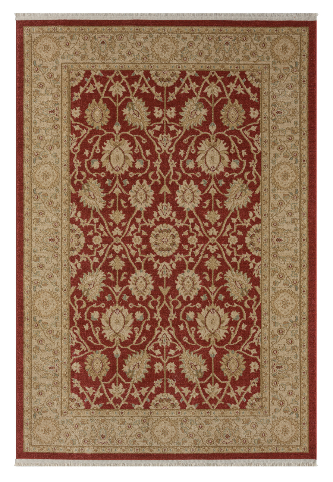 Teppich MARYAM 1 - weinrot-creme - 160x230 cm