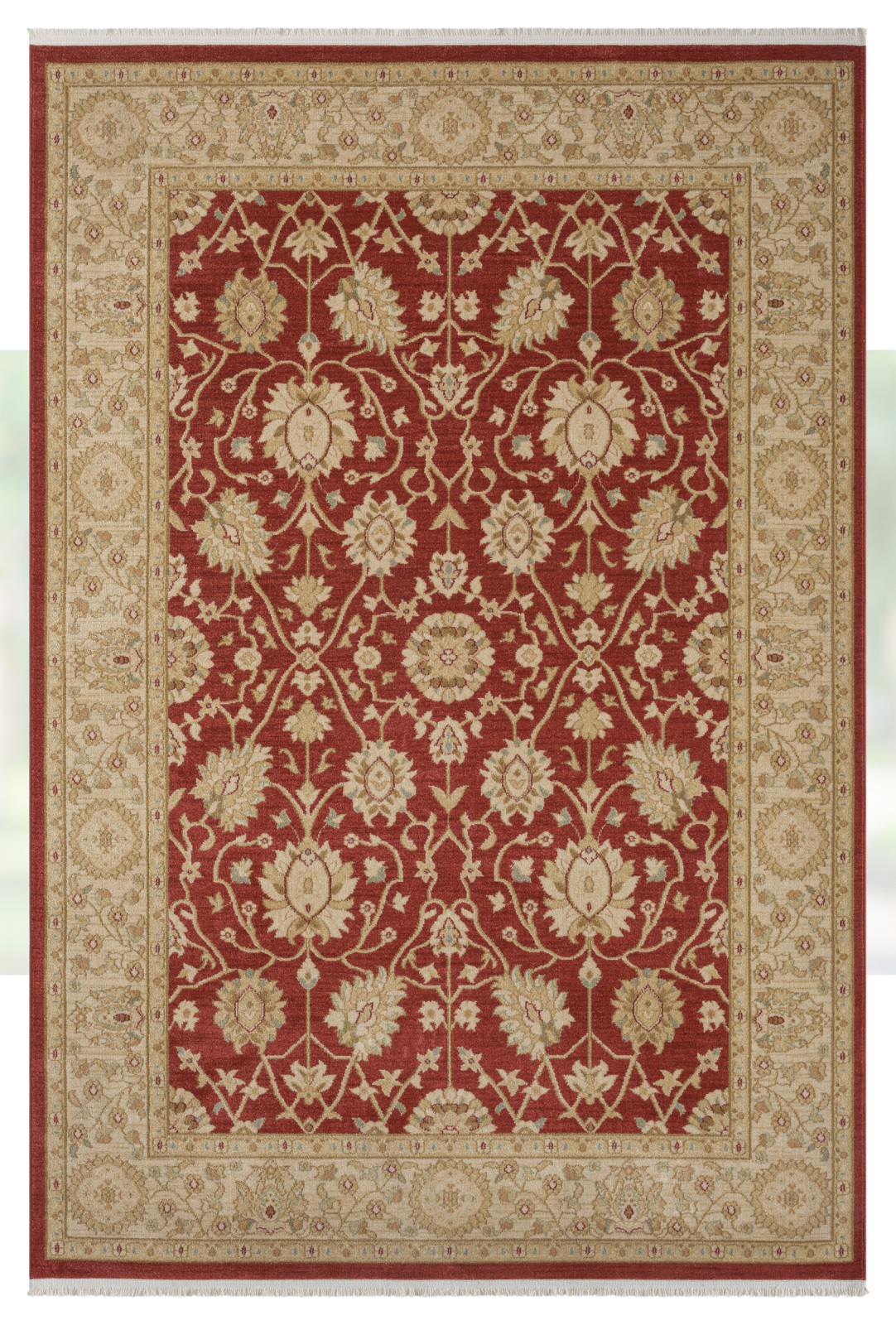 Teppich MARYAM 1 - weinrot-creme - 200x290 cm