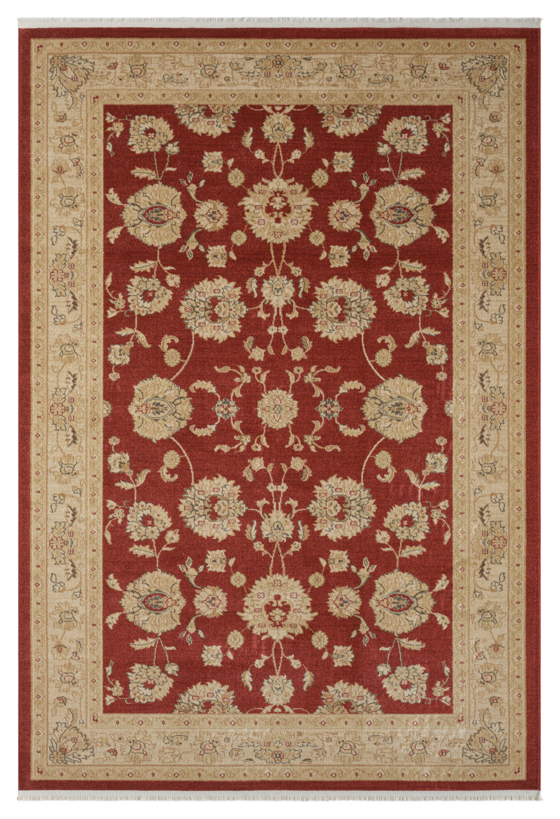 Teppich MARYAM 3 - weinrot-creme -160x230 cm