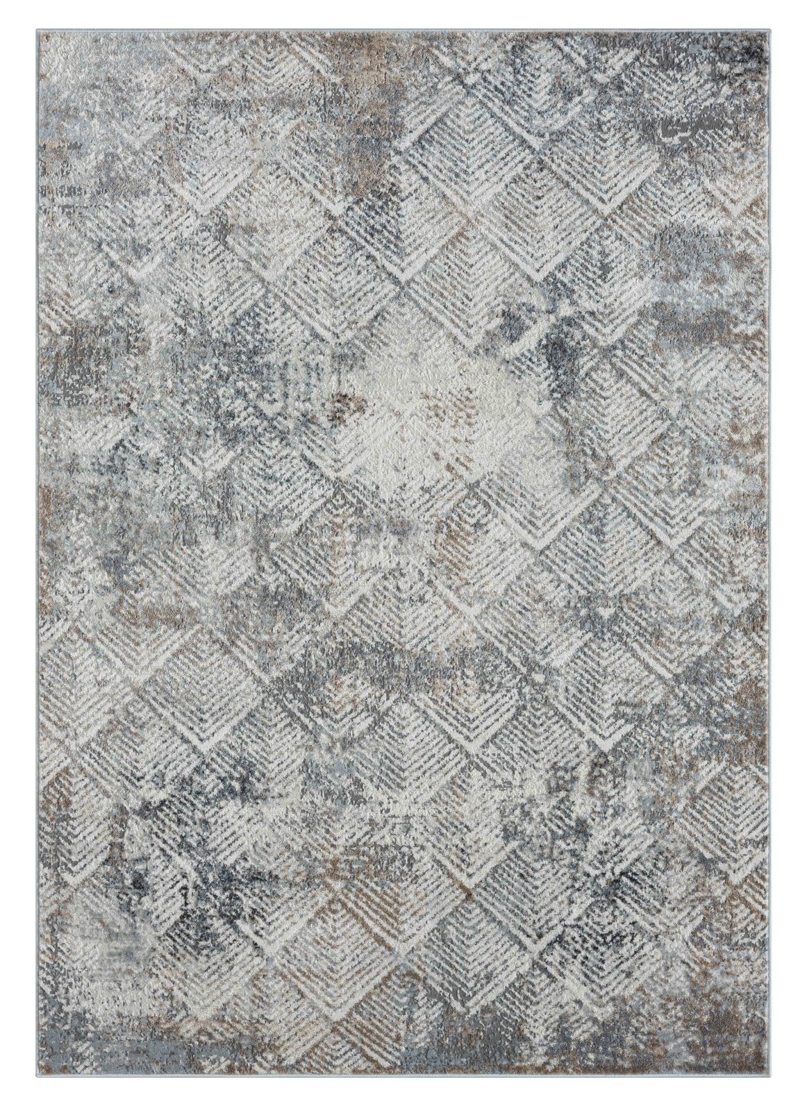 Teppich MY HEART - creme-hellgrau - 160x230 cm