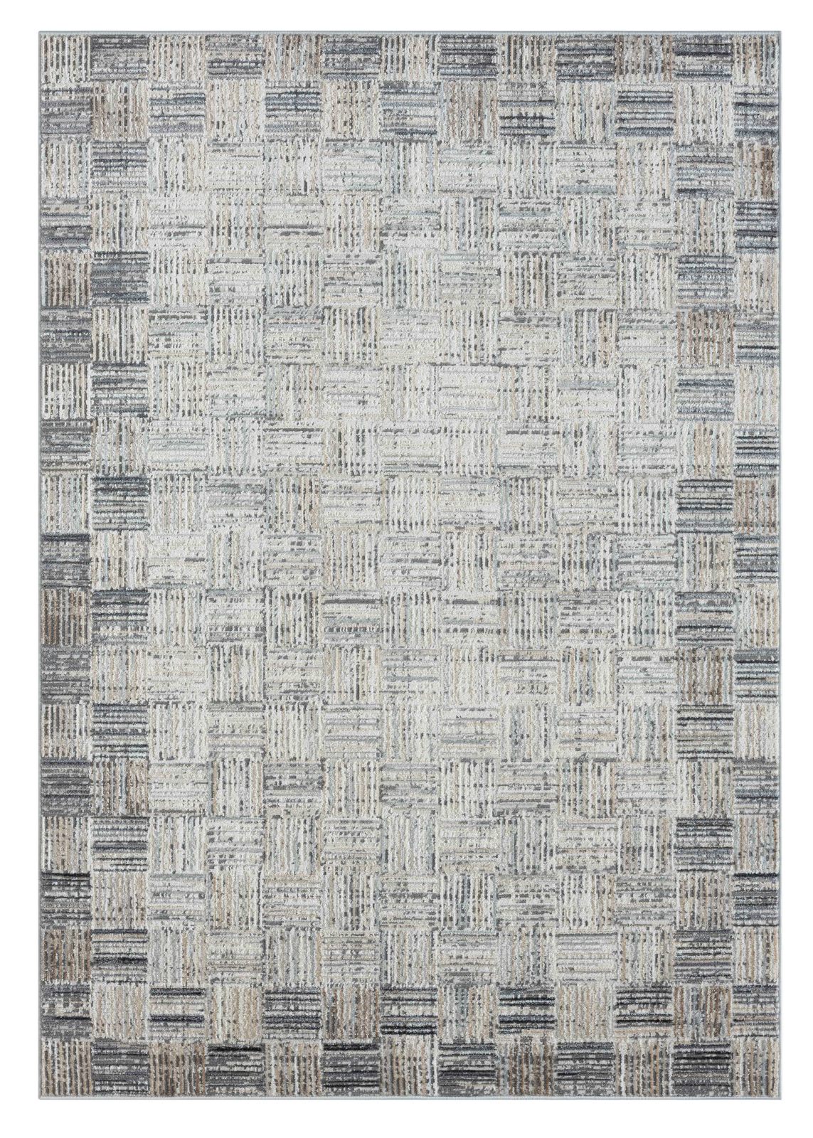Teppich MY MOOD - creme-hellgrau - 160x230 cm