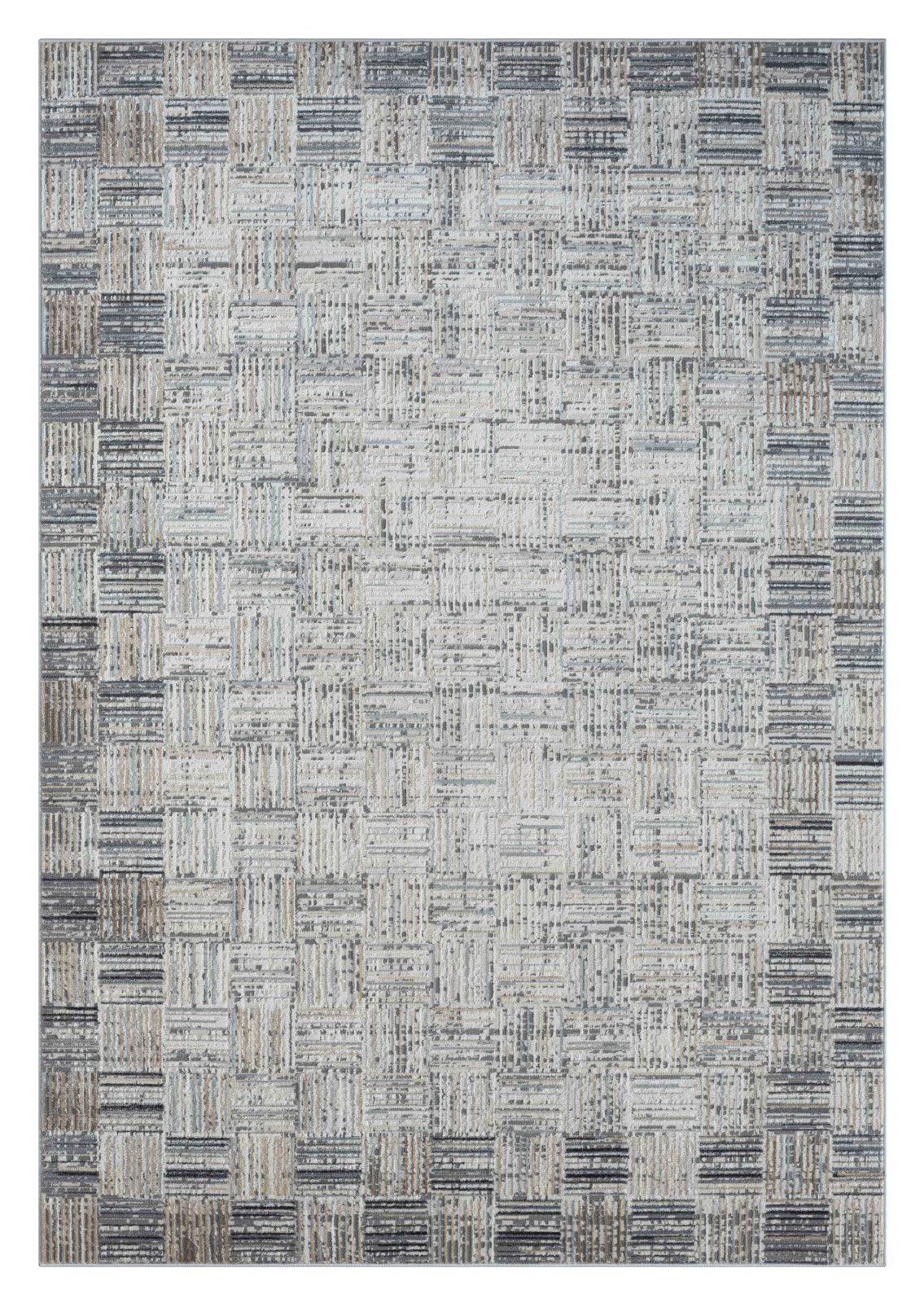 Teppich MY MOOD - creme-hellgrau - 200x290 cm