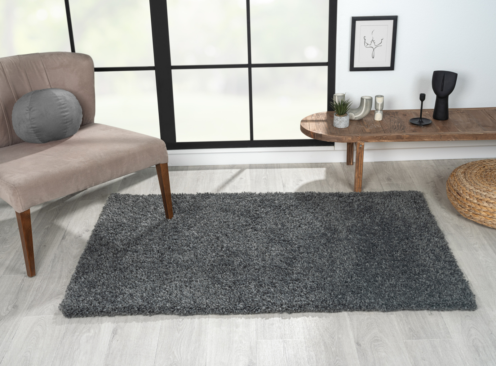 XUEDNGM Waschbarer Teppich Shaggy Teppich 150 X 365 Cm