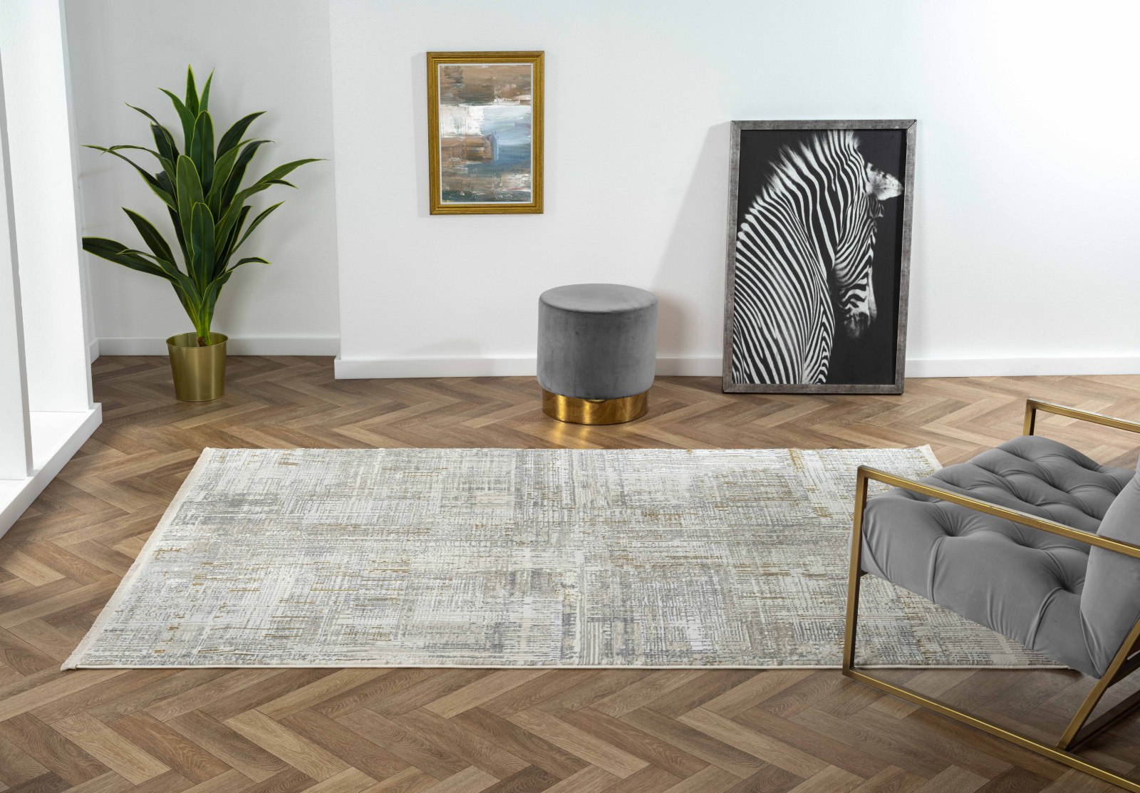 Teppich MY TASTE - beige - 160x230 cm