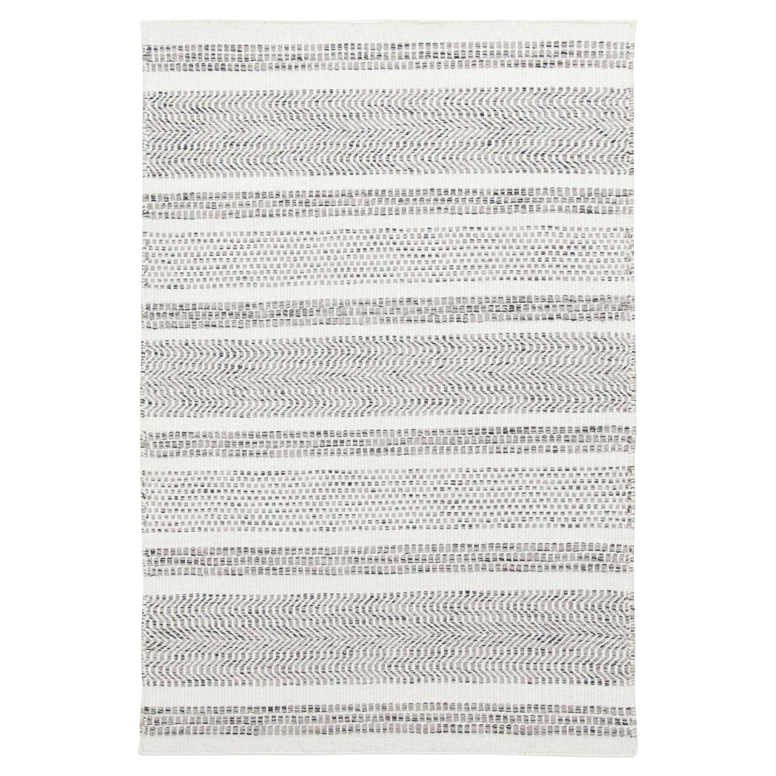 Teppich - natural grey - handgewebt - 80x150 cm