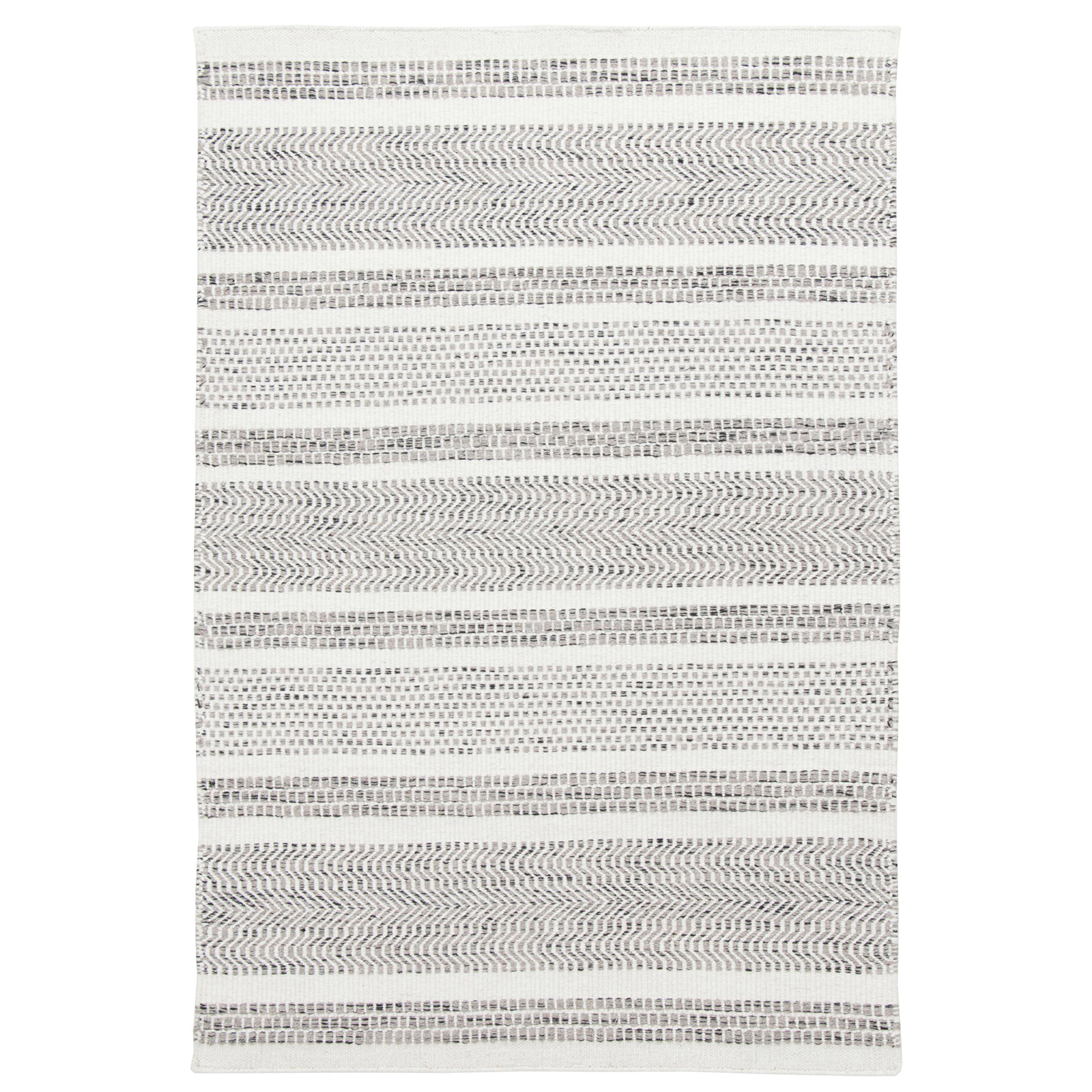 Teppich - natural grey - handgewebt - 80x180 cm