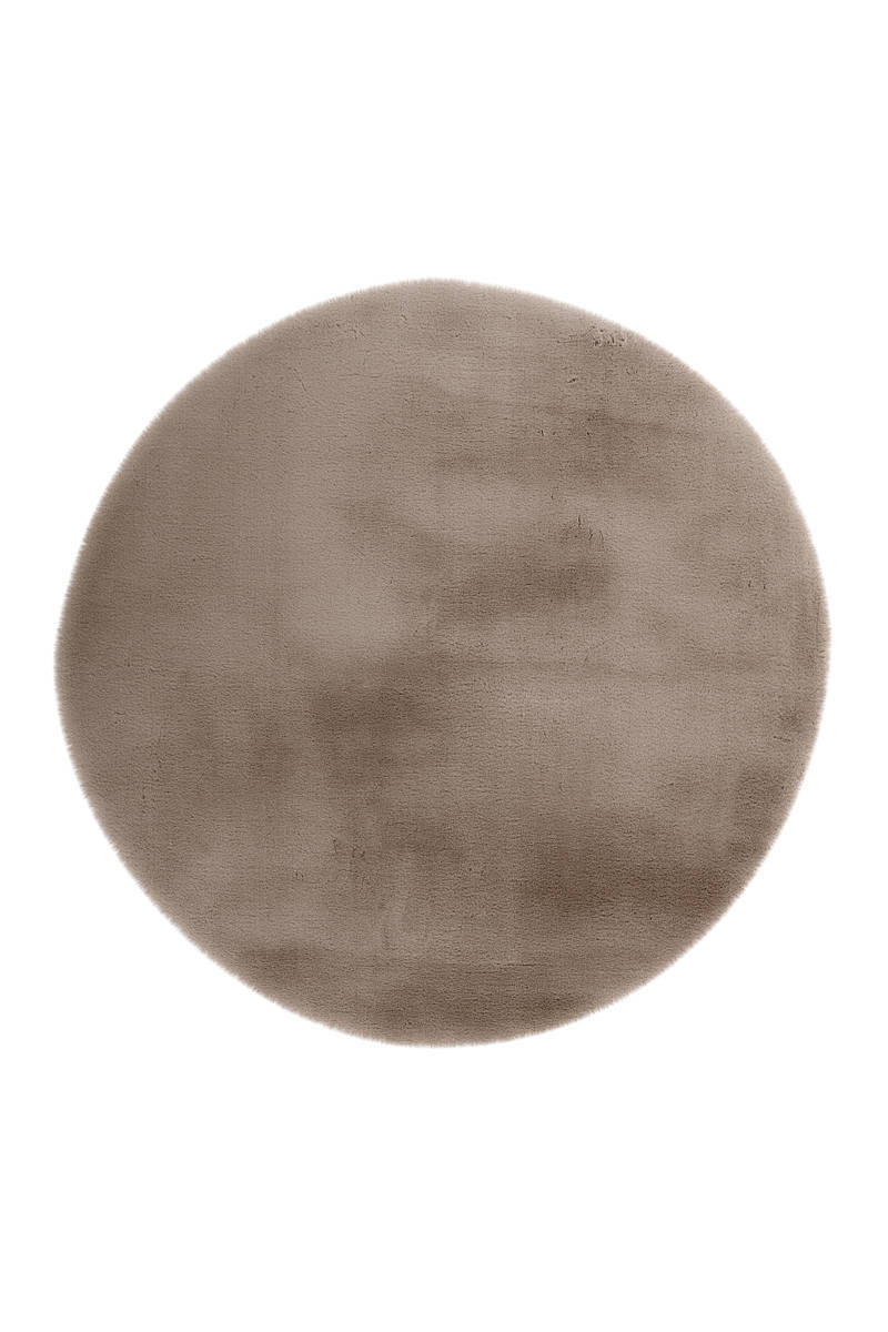 Teppich RABBIT LIGHT 500 - taupe - rund - Ø 120 cm