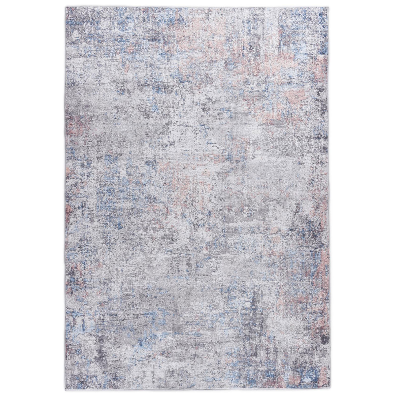 Teppich RACHELE - grau-mehrfarbig - 70x140 cm