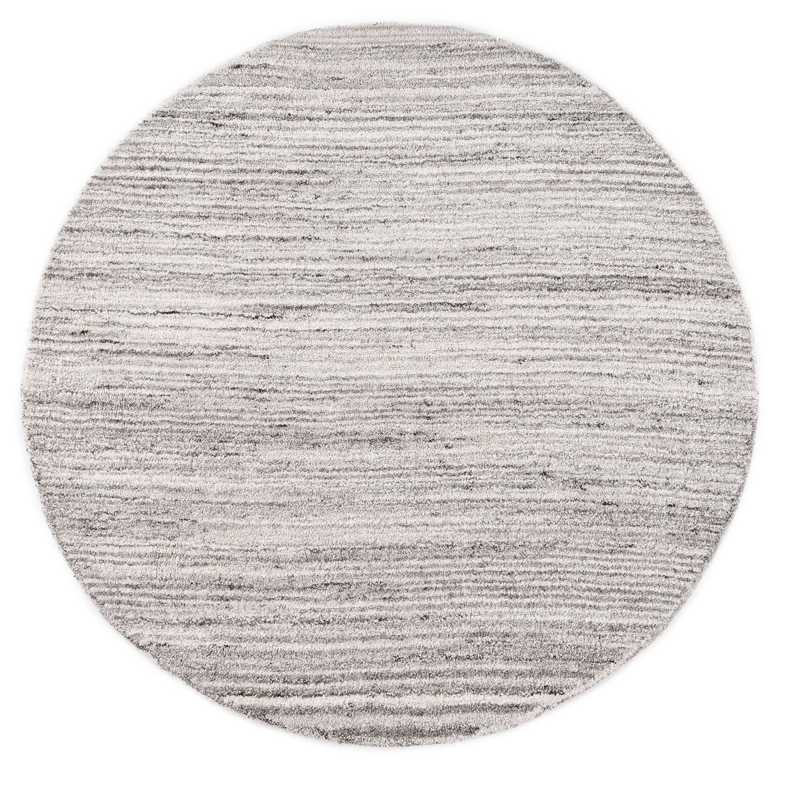 Teppich ROYAL BERBER - grau - rund - handgetuftet - 150 cm