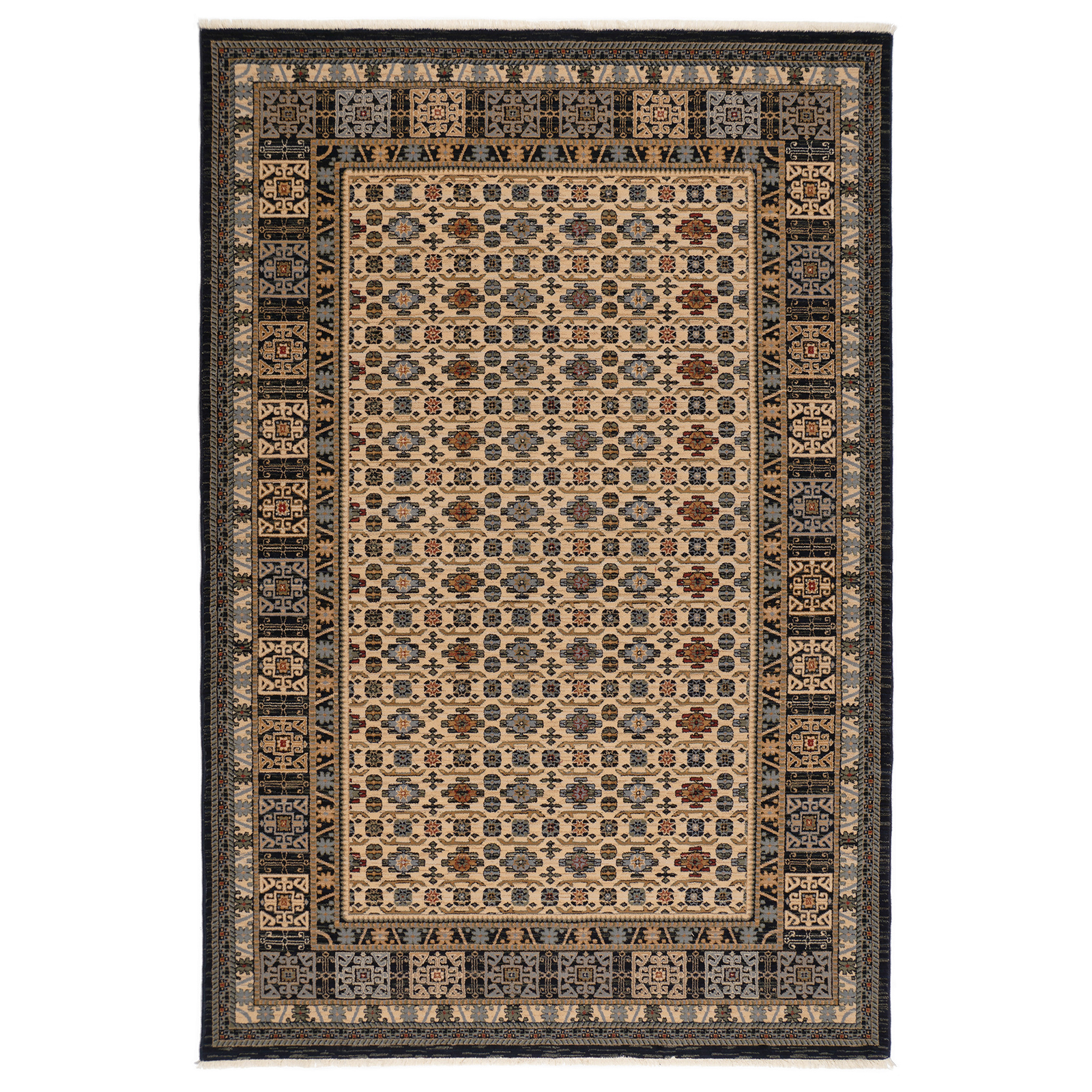 Teppich SAHARNA - blau-multicolor - 160x230 cm