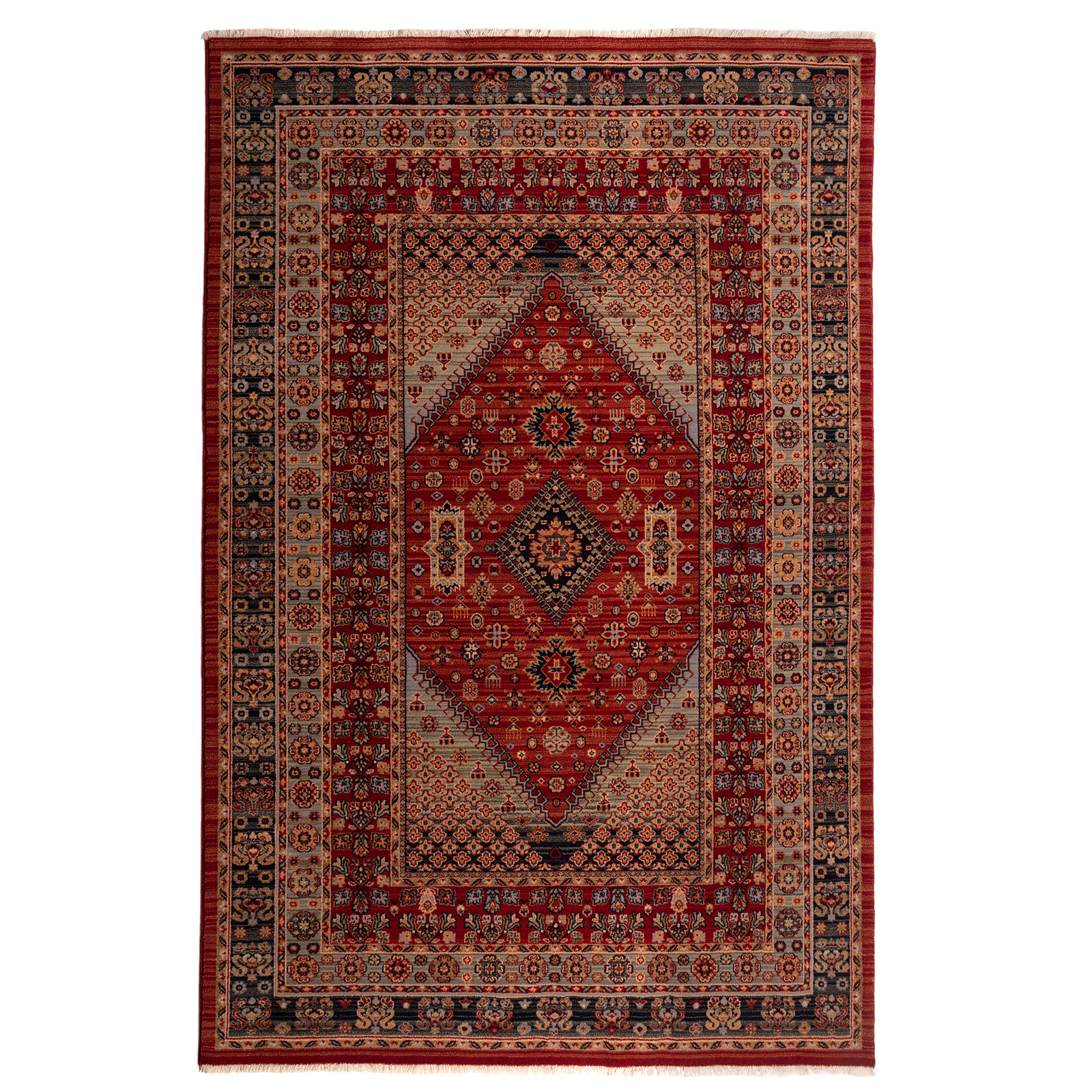 Teppich SAHARNA - rot-multicolor - 160x230 cm