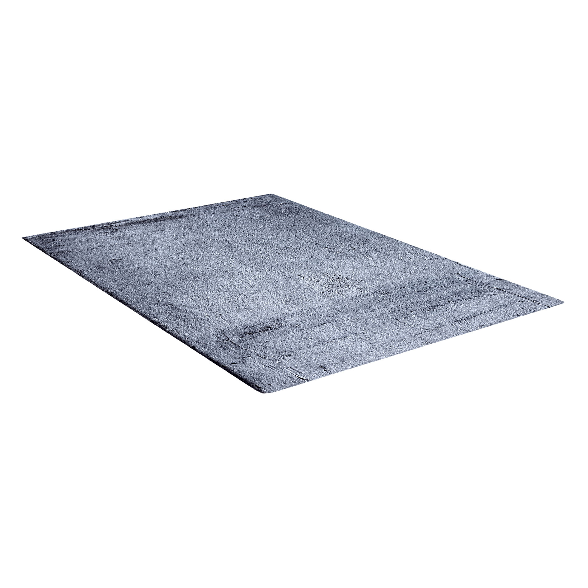 Teppich - silber-dunkelgrau - 120x160 cm
