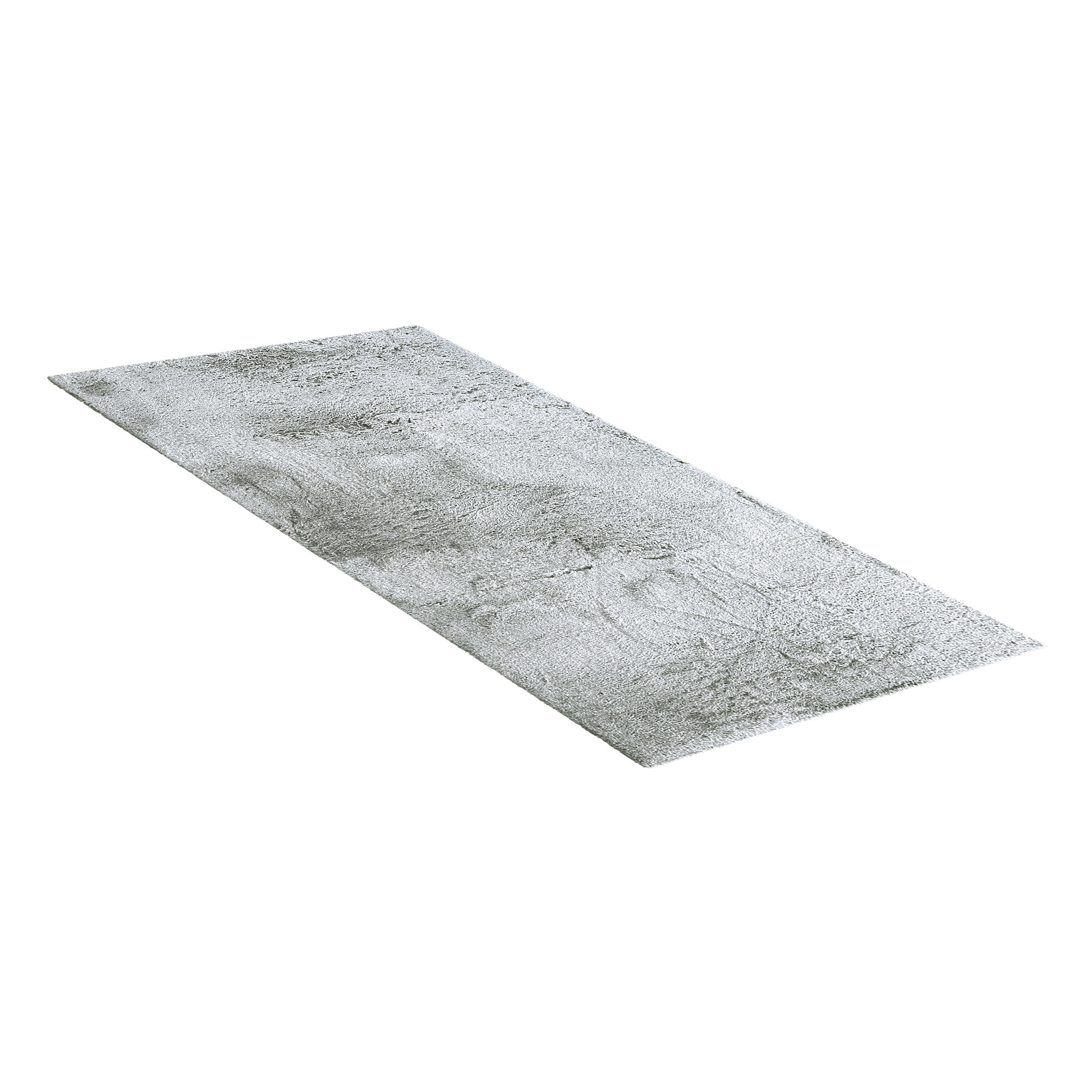Teppich - silber-grau - 80x150 cm