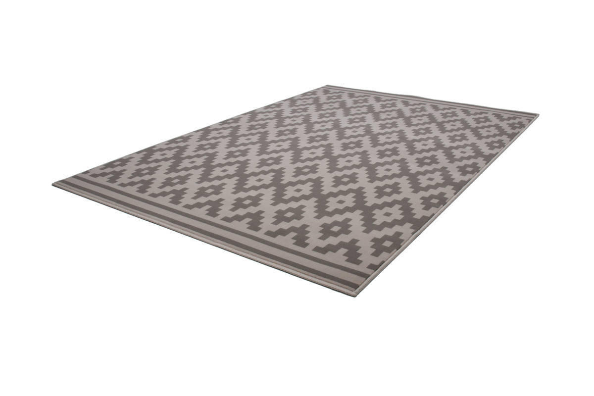 Teppich - taupe - Kurzflorteppich - 120x170 cm
