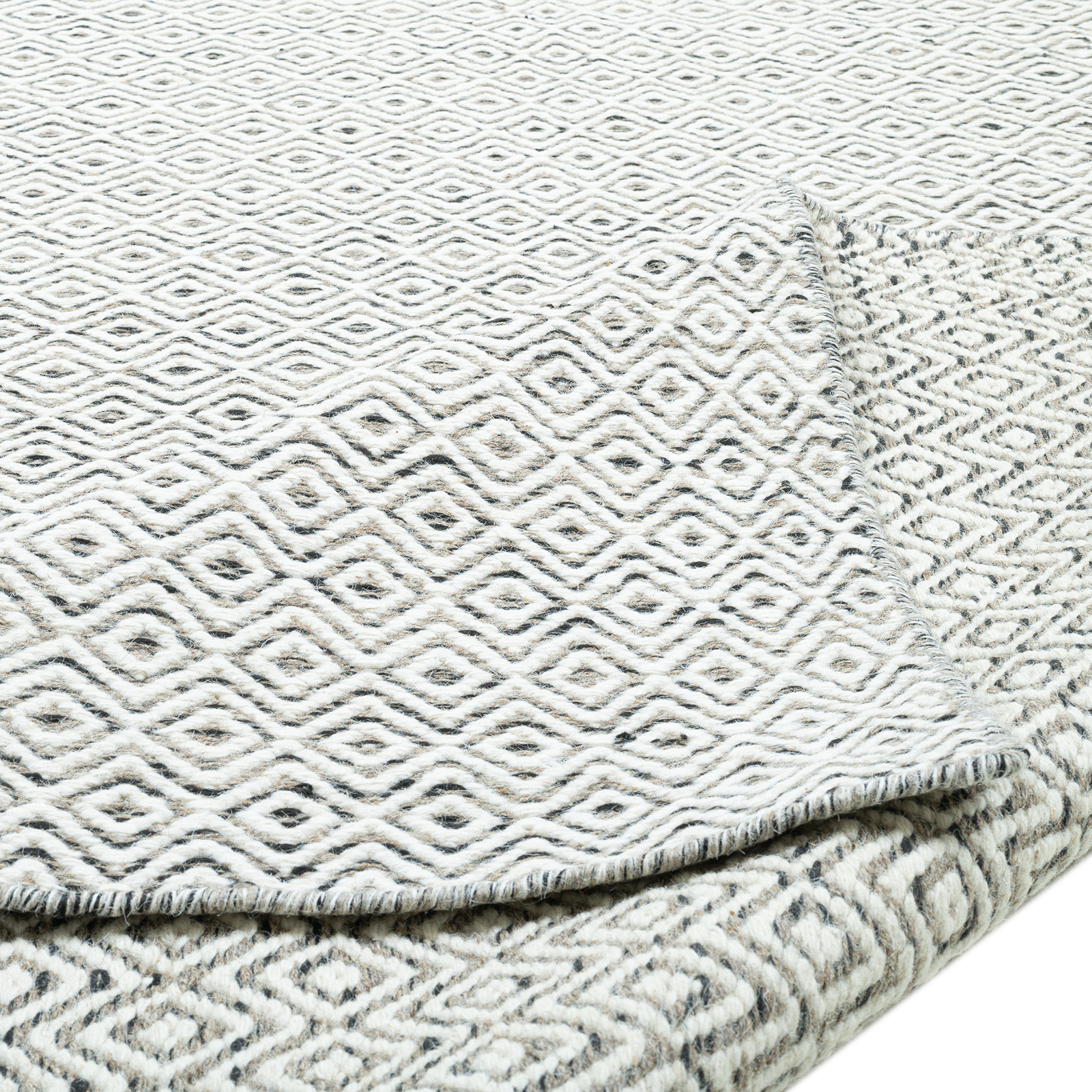 Teppich TRONDHEIM - natur grau - 55x80 cm