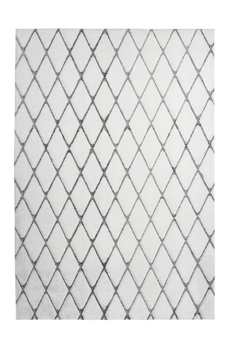 Teppich VIVICA 200 - weiß-anthrazit -160x230 cm