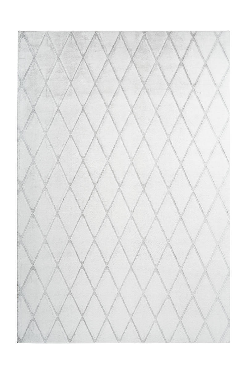 Teppich VIVICA 200 - weiß-graublau - 160x230 cm