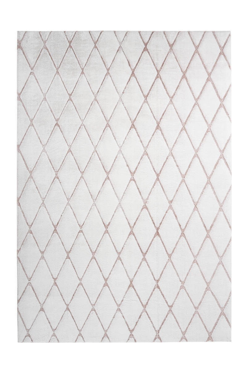 Teppich VIVICA 200 - weiß-rose - 80x150 cm