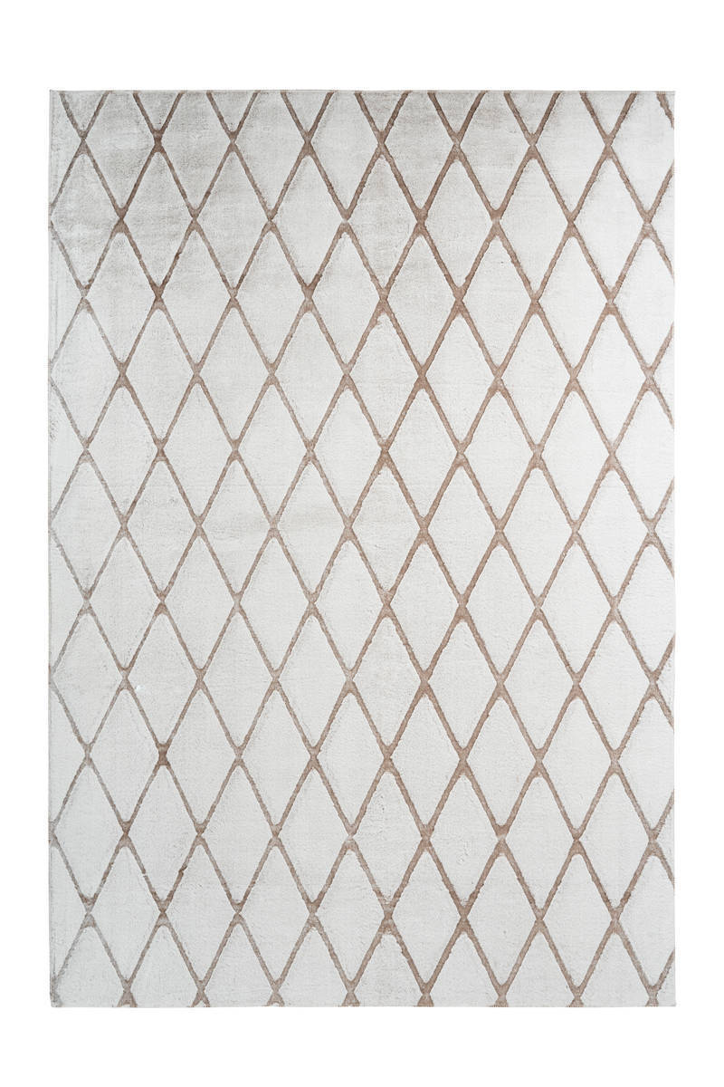 Teppich VIVICA 200 - weiß-taupe - 160x230 cm
