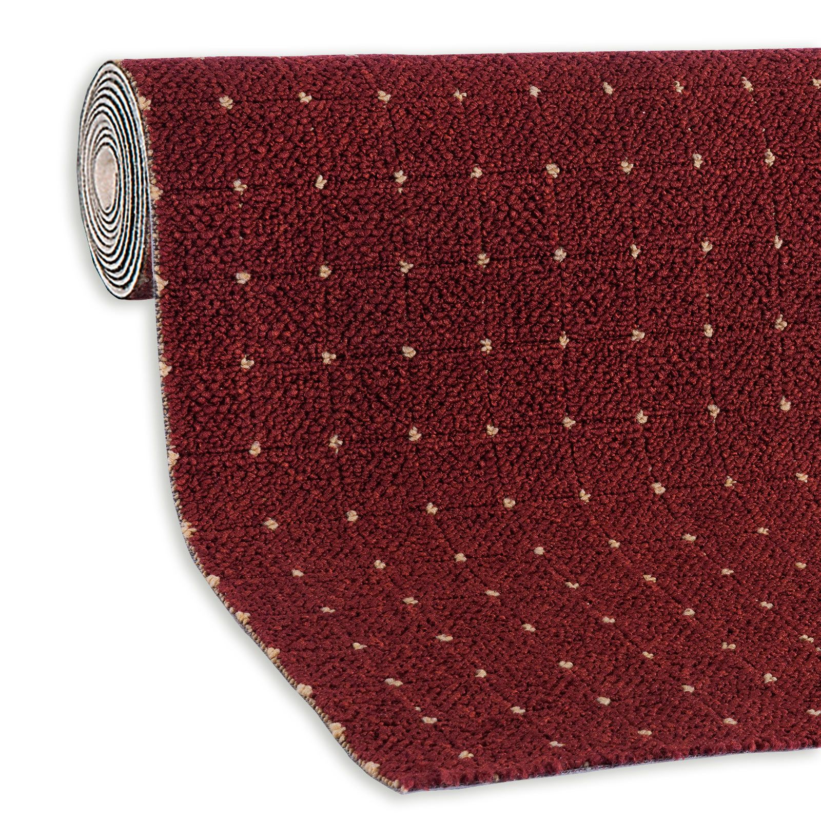 Teppichboden - rot - 4 Meter breit
