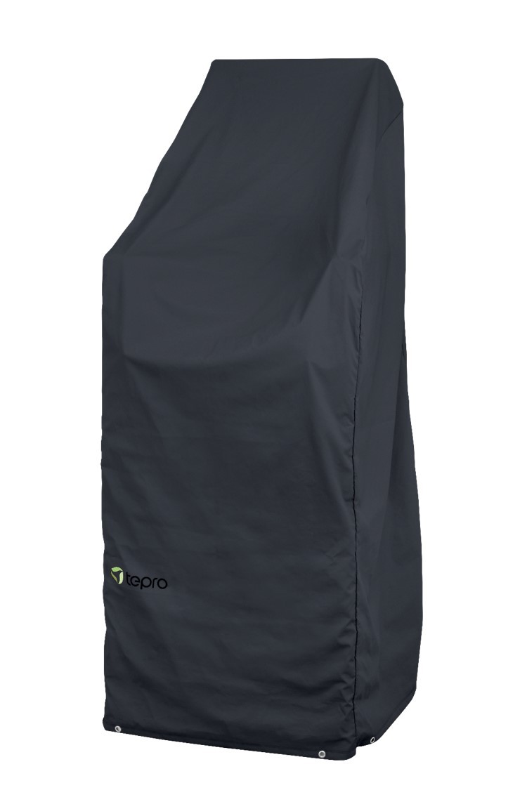 TEPRO Abdeckhaube für Stapel-/Gartenstühle 8121 - schwarz - 65 cm breit