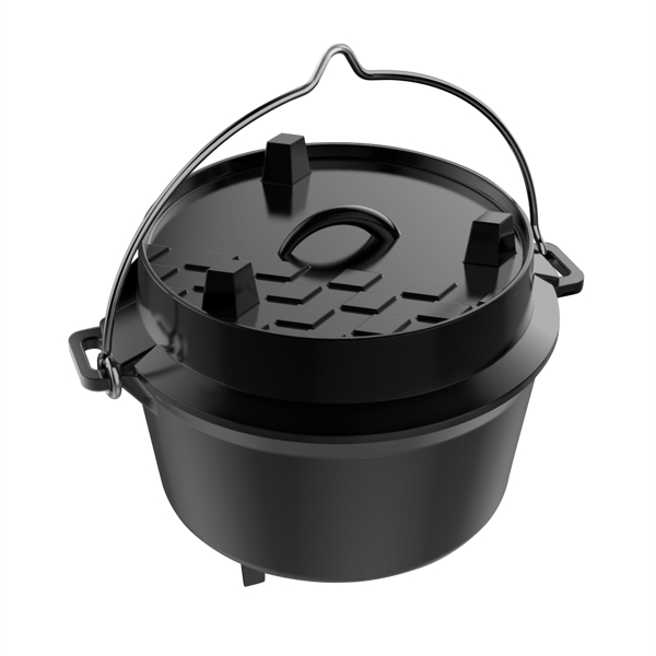 TEPRO Dutch Oven - schwarz - Größe S - 30 cm