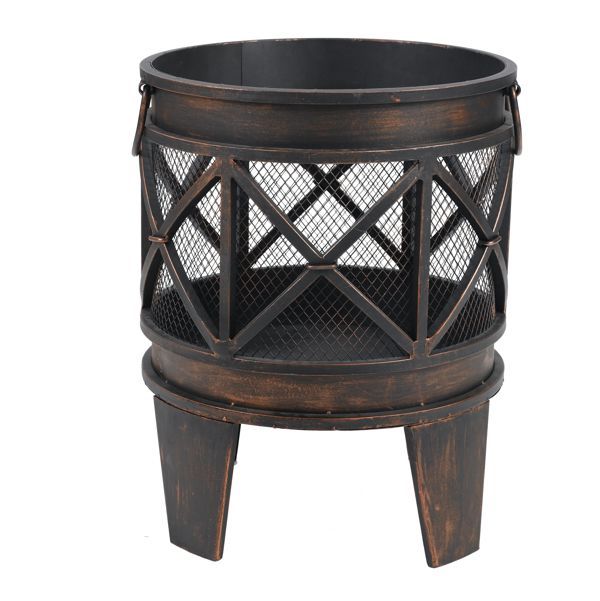 TEPRO Feuerstelle GRACEWOOD - schwarz-bronze - 1127