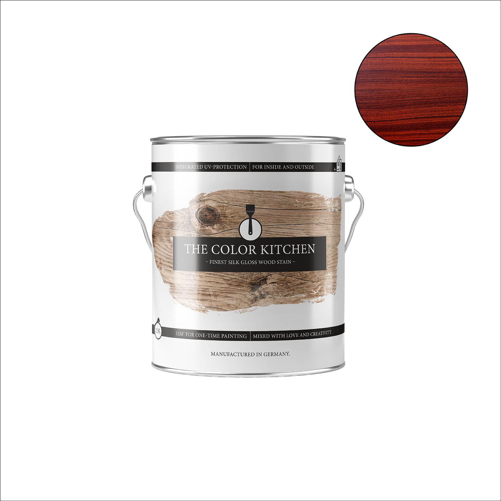 The Color Kitchen Holzlasur WOOD STAIN - Palisander - 2,5 Liter