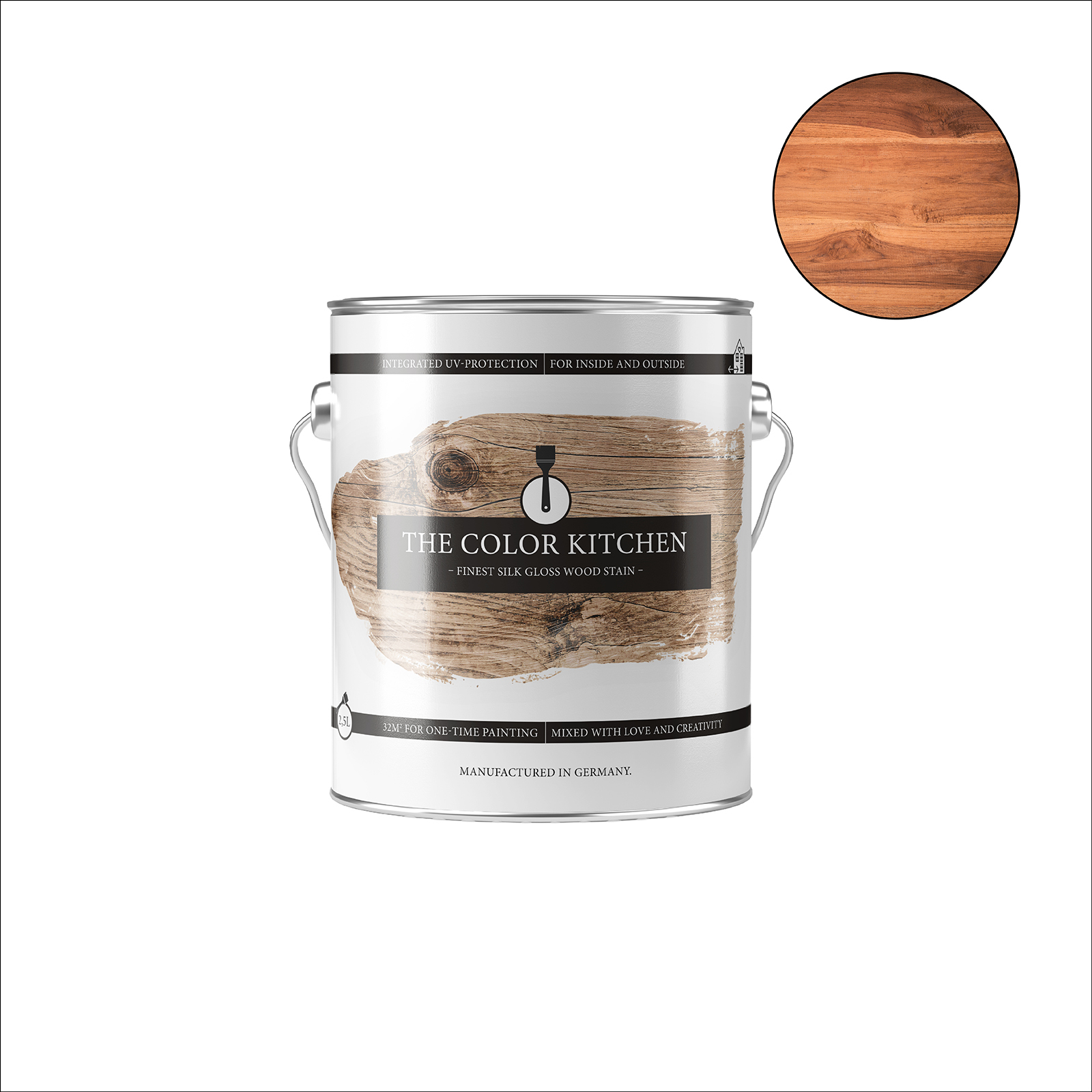 The Color Kitchen Holzlasur WOOD STAIN - Teak - 2,5 Liter