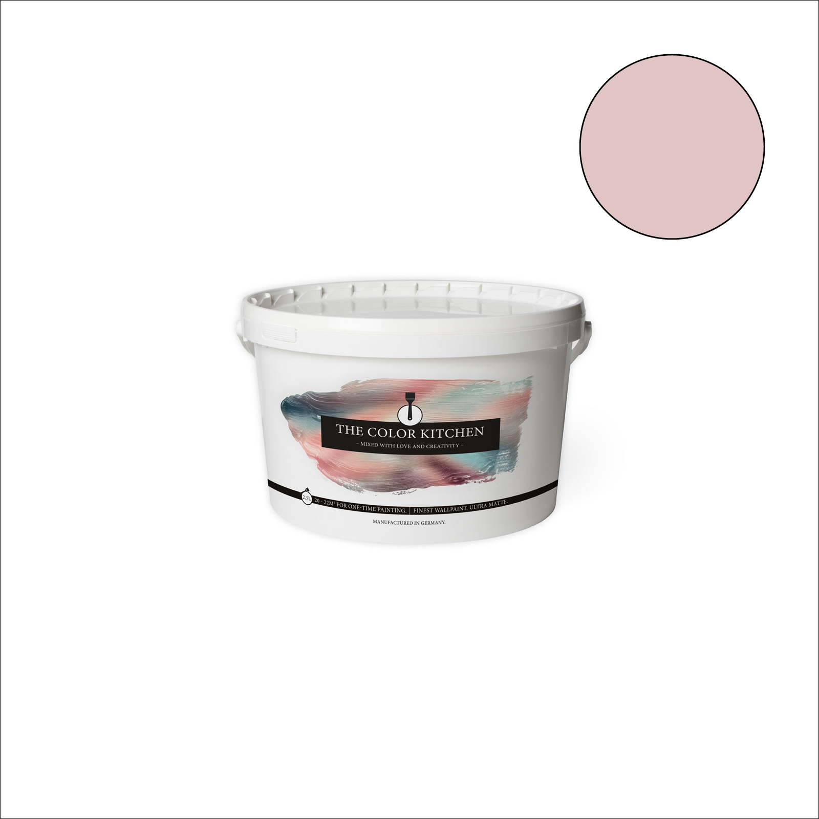 The Color Kitchen Wandfarbe Cute Cupcake - rosa matt - 2,5 Liter