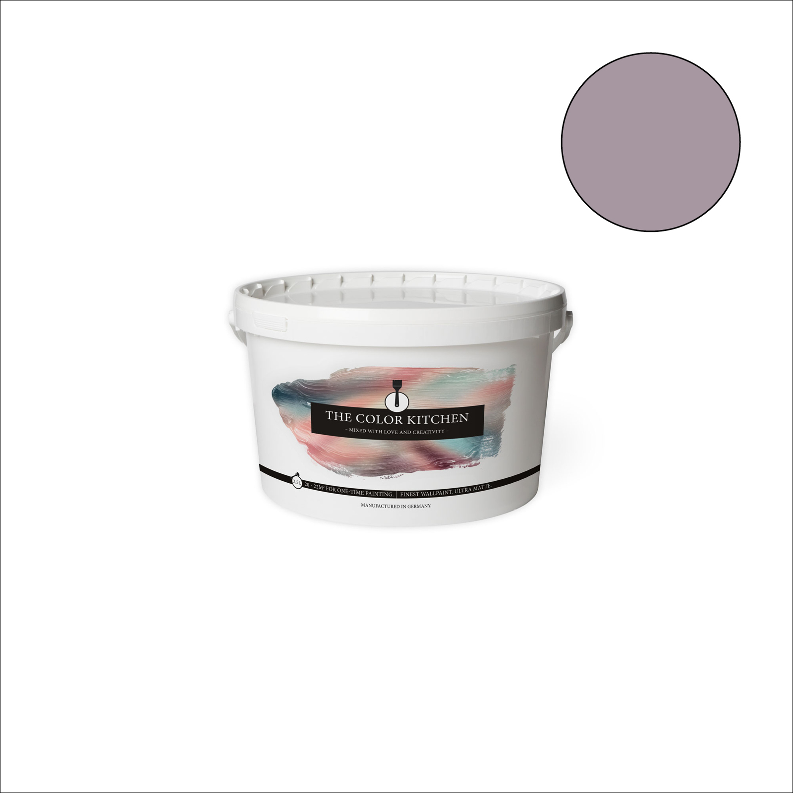 The Color Kitchen Wandfarbe Feminine Fig - violett matt - 2,5 Liter
