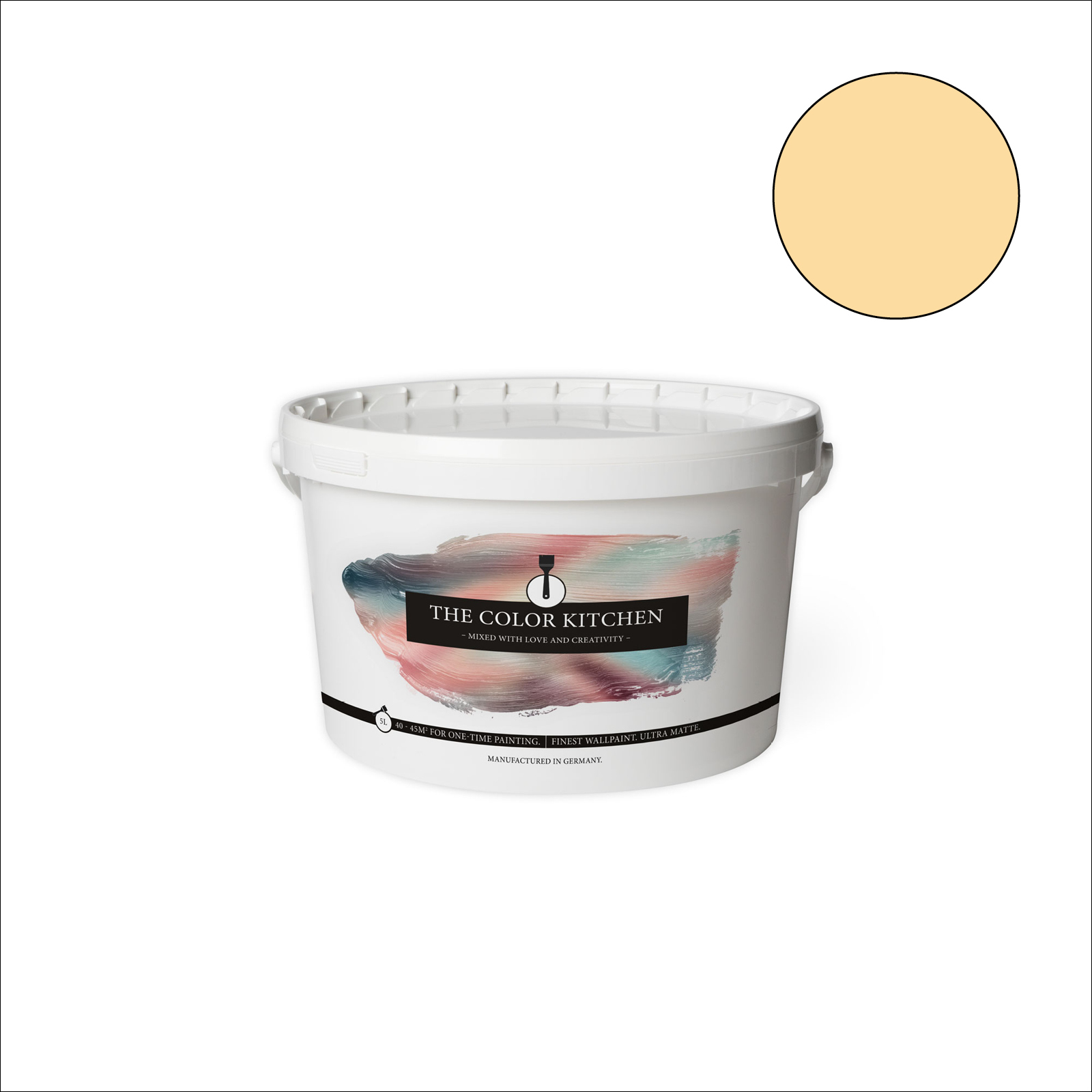 The Color Kitchen Wandfarbe Gentel Ginger - gelb matt - 5 Liter