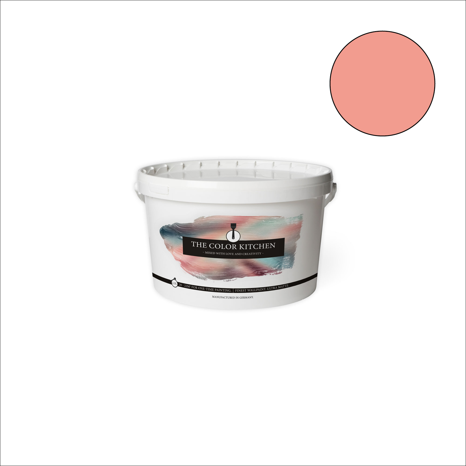 The Color Kitchen Wandfarbe Georgeous Grapefruit - pink matt - 2,5 Liter