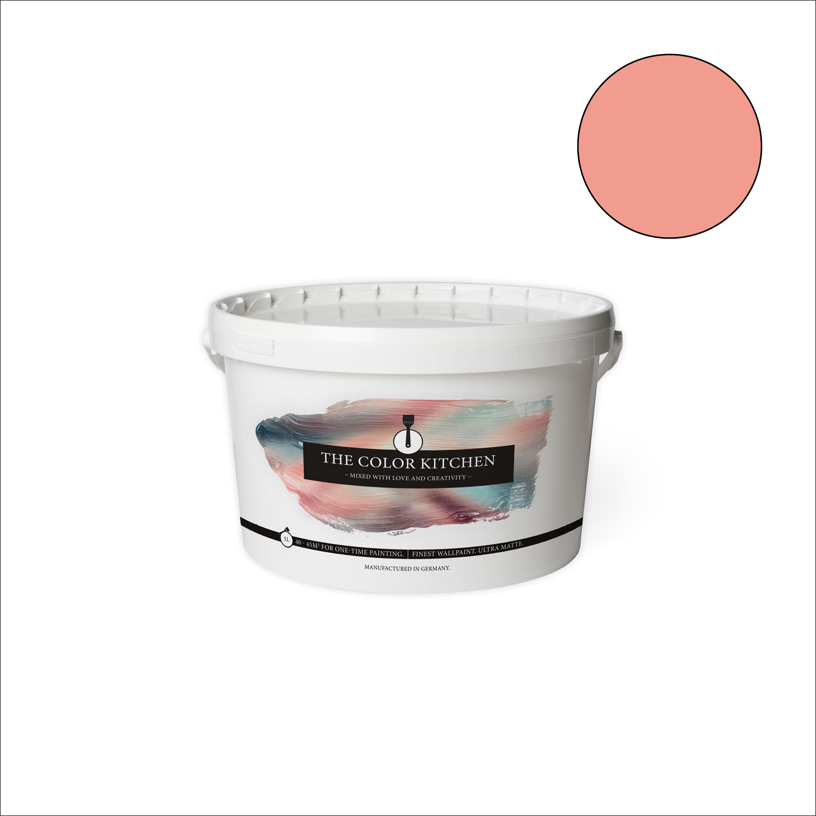 The Color Kitchen Wandfarbe Georgeous Grapefruit - pink matt - 5 Liter