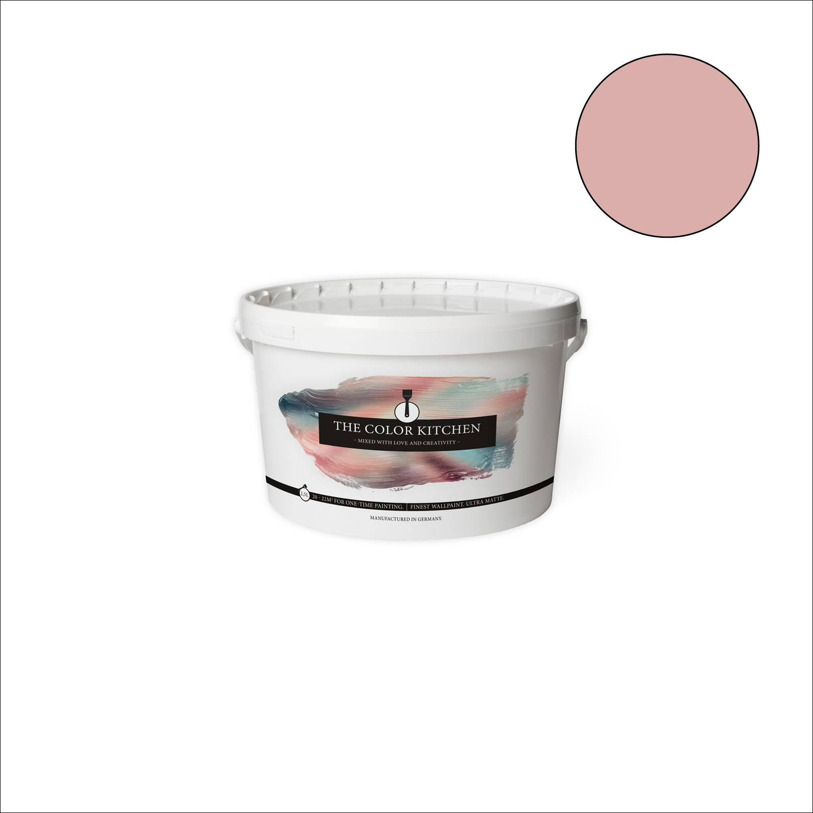 The Color Kitchen Wandfarbe Guava Juice - rosa matt - 2,5 Liter