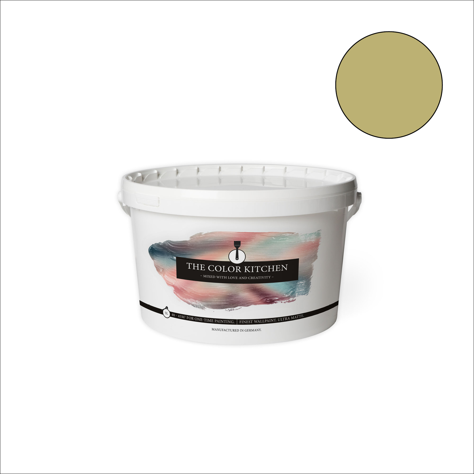 The Color Kitchen Wandfarbe Hot Peppers - grün matt - 5 Liter