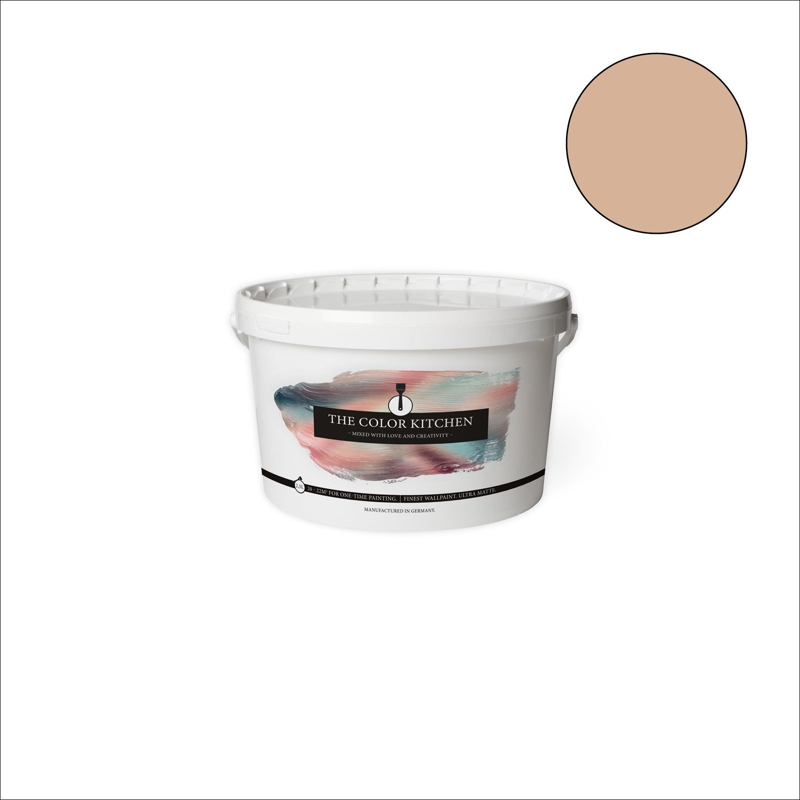 The Color Kitchen Wandfarbe Lovely Lentil - orange matt - 2,5 Liter