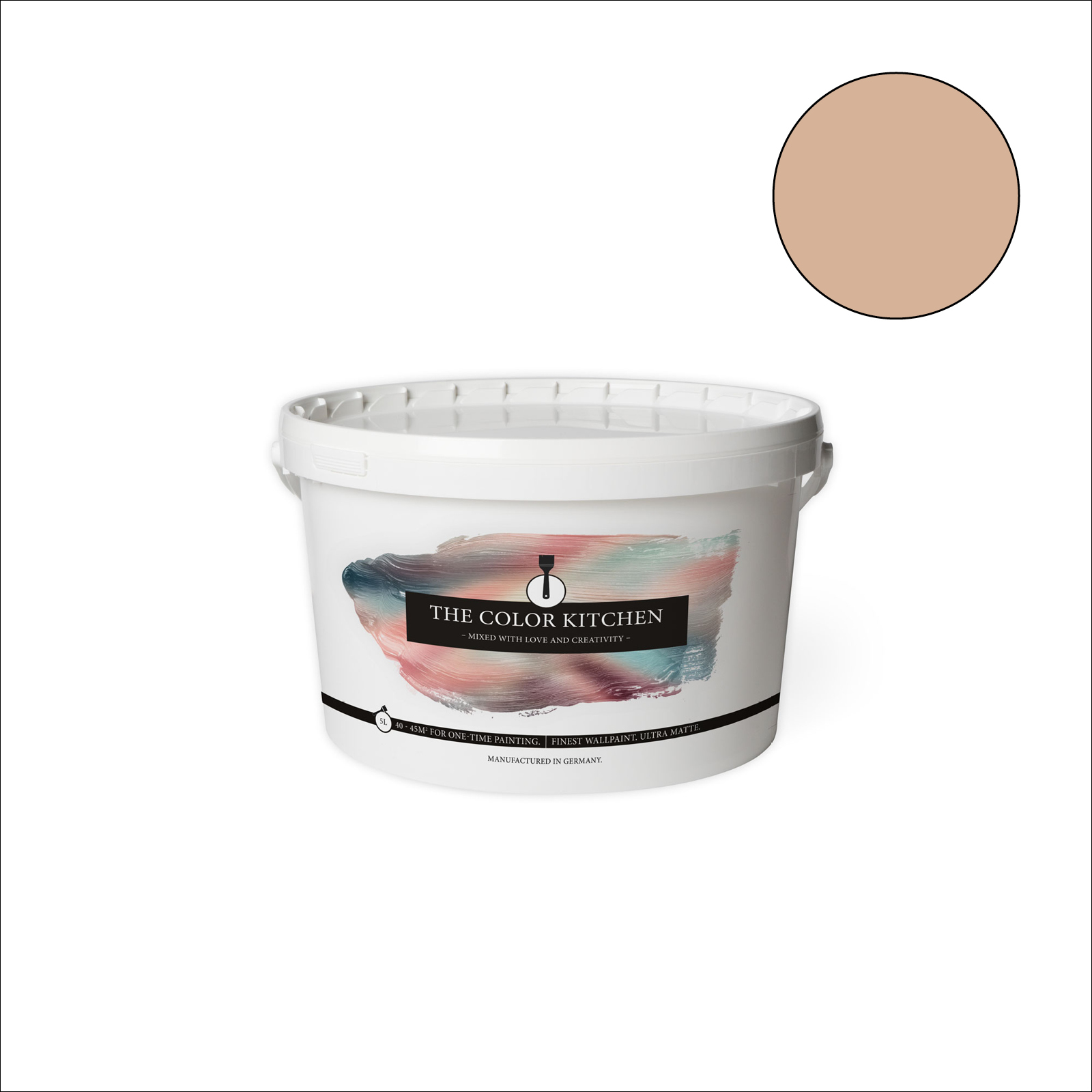 The Color Kitchen Wandfarbe Lovely Lentil - orange matt - 5 Liter