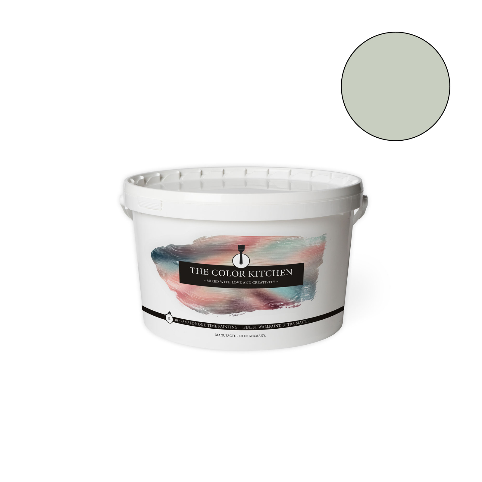 The Color Kitchen Wandfarbe Lovely Lime - grün matt - 5 Liter