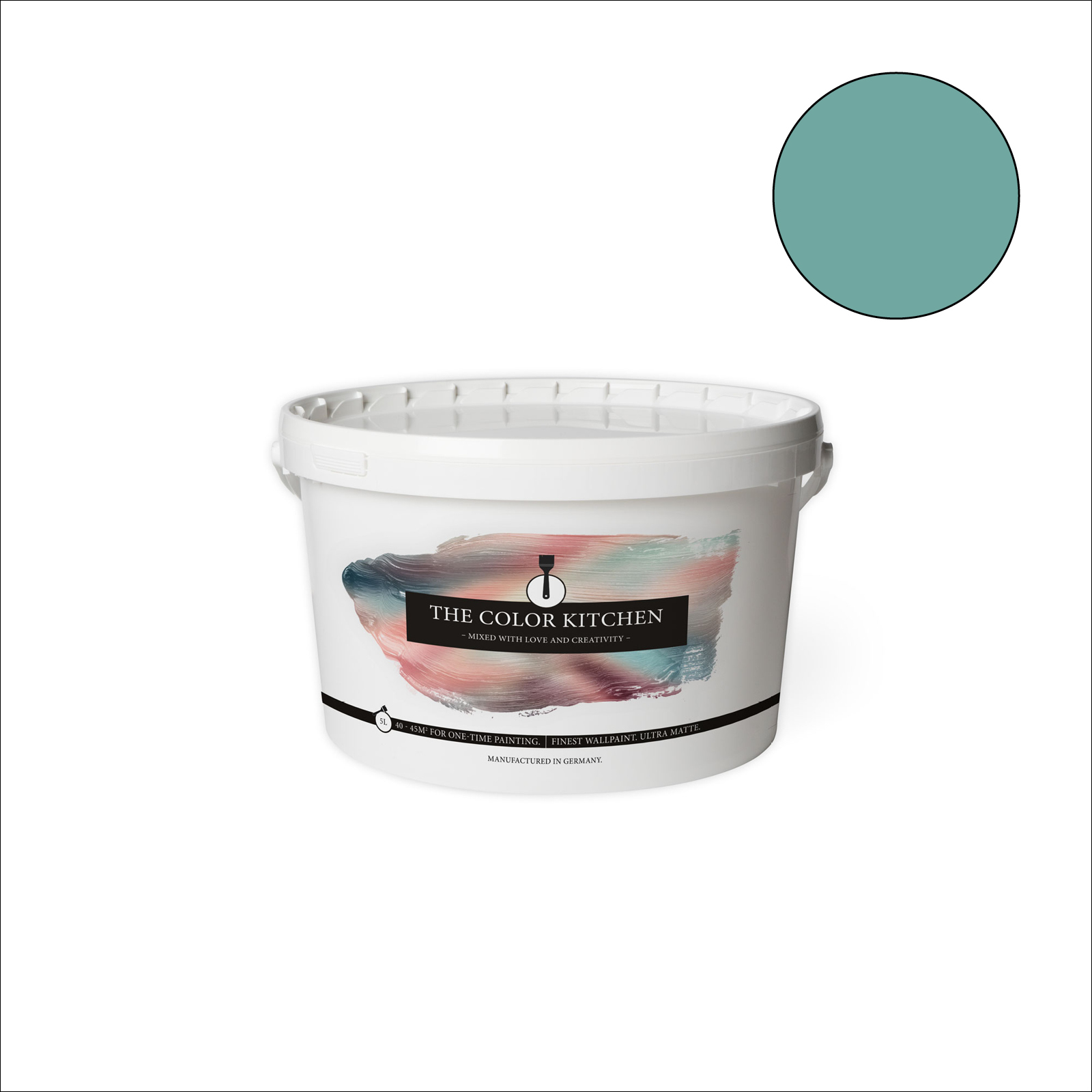 The Color Kitchen Wandfarbe Magical Mint - grün matt - 5 Liter