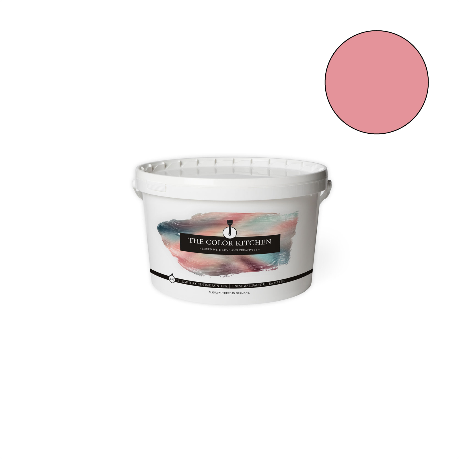 The Color Kitchen Wandfarbe Masterfully Macaron - pink matt - 2,5 Liter