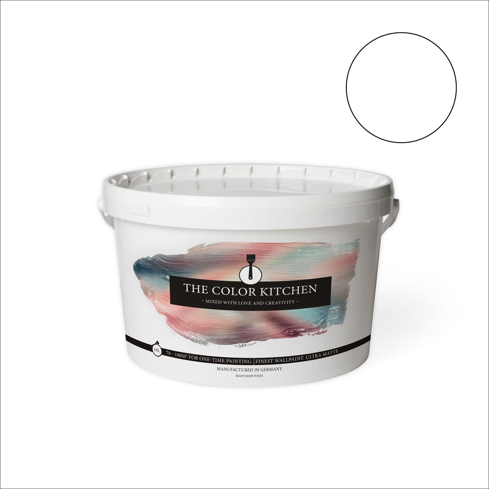 The Color Kitchen Wandfarbe Melting Marshmellow - weiß matt - 10 LIter