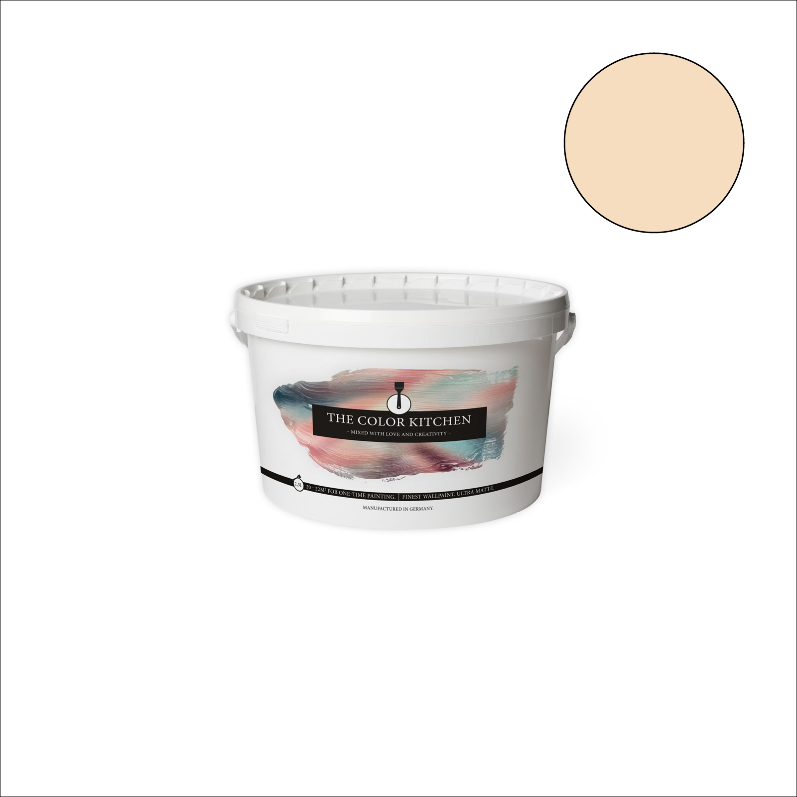 The Color Kitchen Wandfarbe Muscat Wine - beige matt - 2,5 Liter