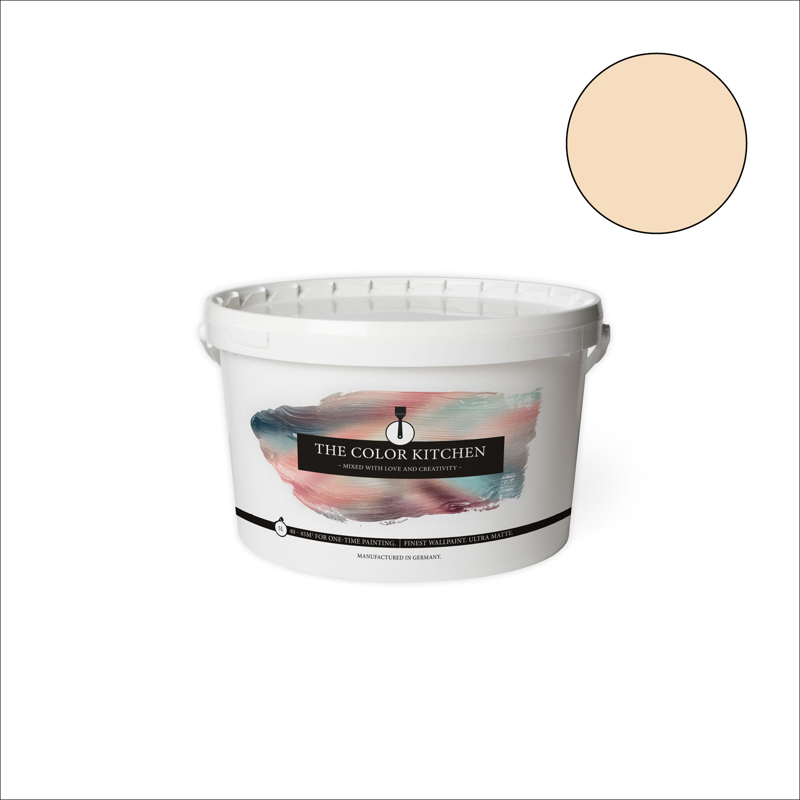 The Color Kitchen Wandfarbe Muscat Wine - beige matt - 5 Liter