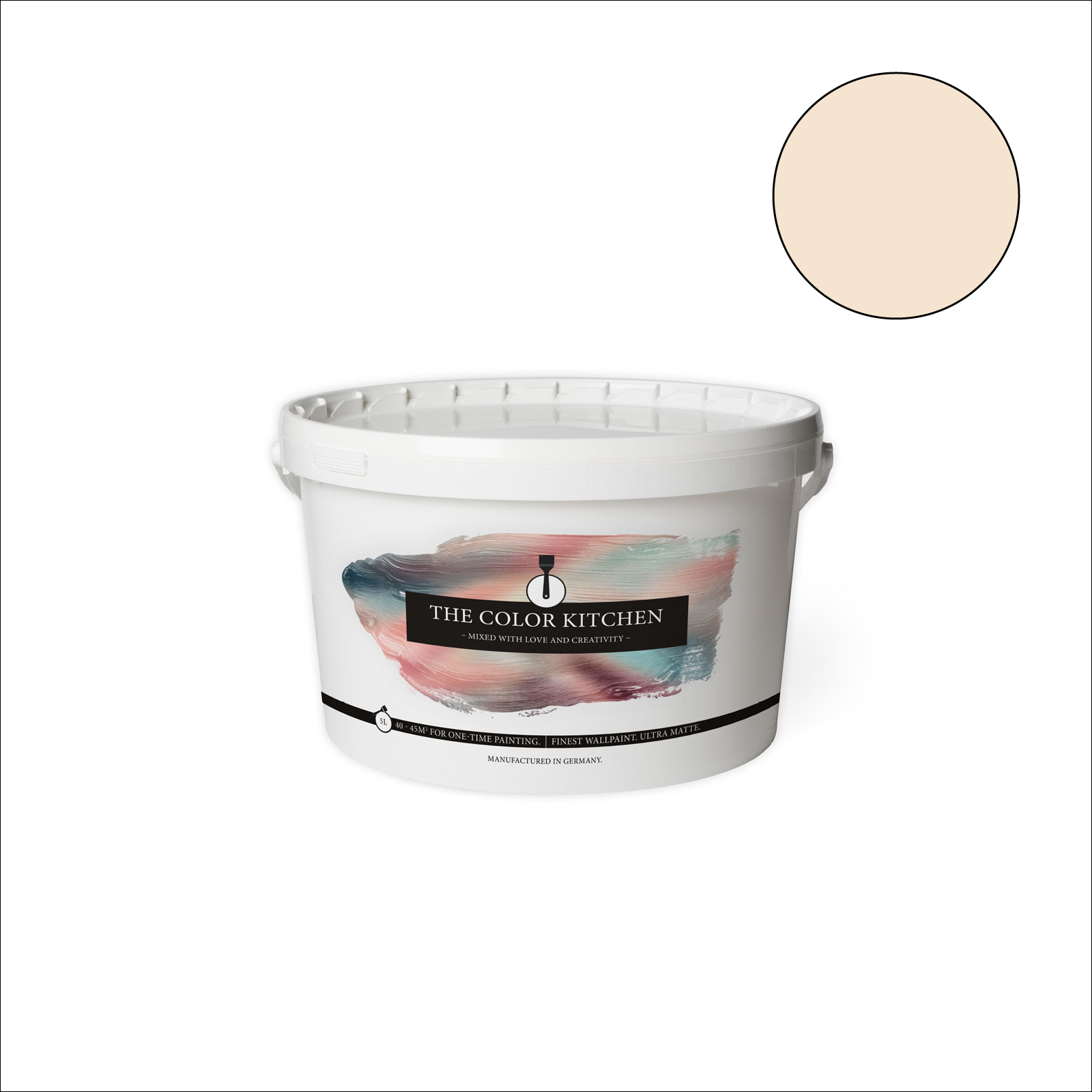 The Color Kitchen Wandfarbe Pina Colada - beige matt - 5 Liter