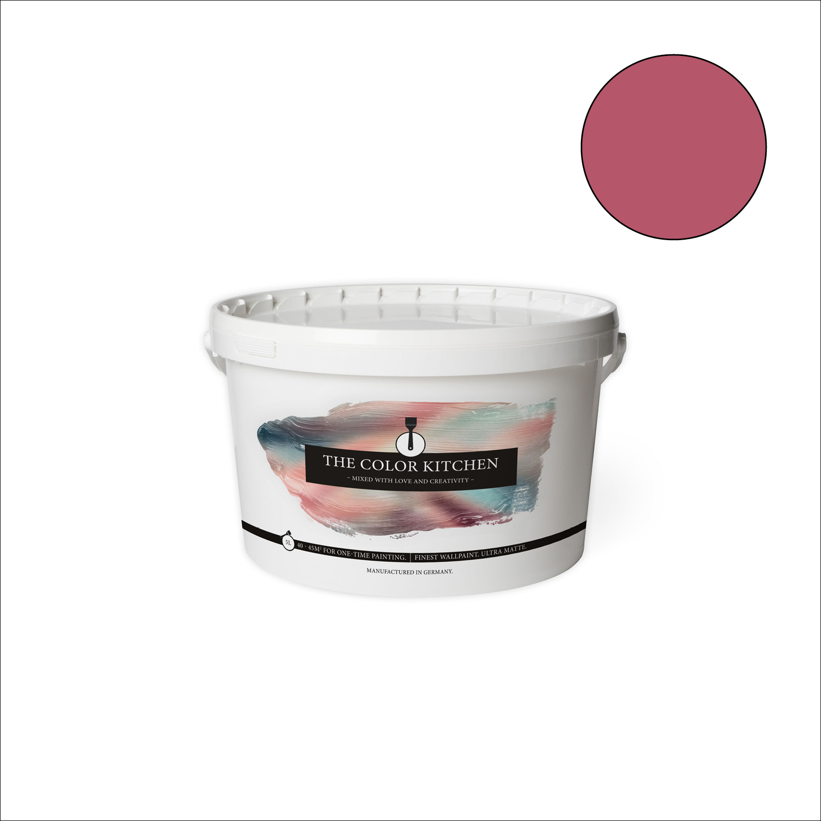 The Color Kitchen Wandfarbe Rosy Raspberry - pink matt - 5 Liter